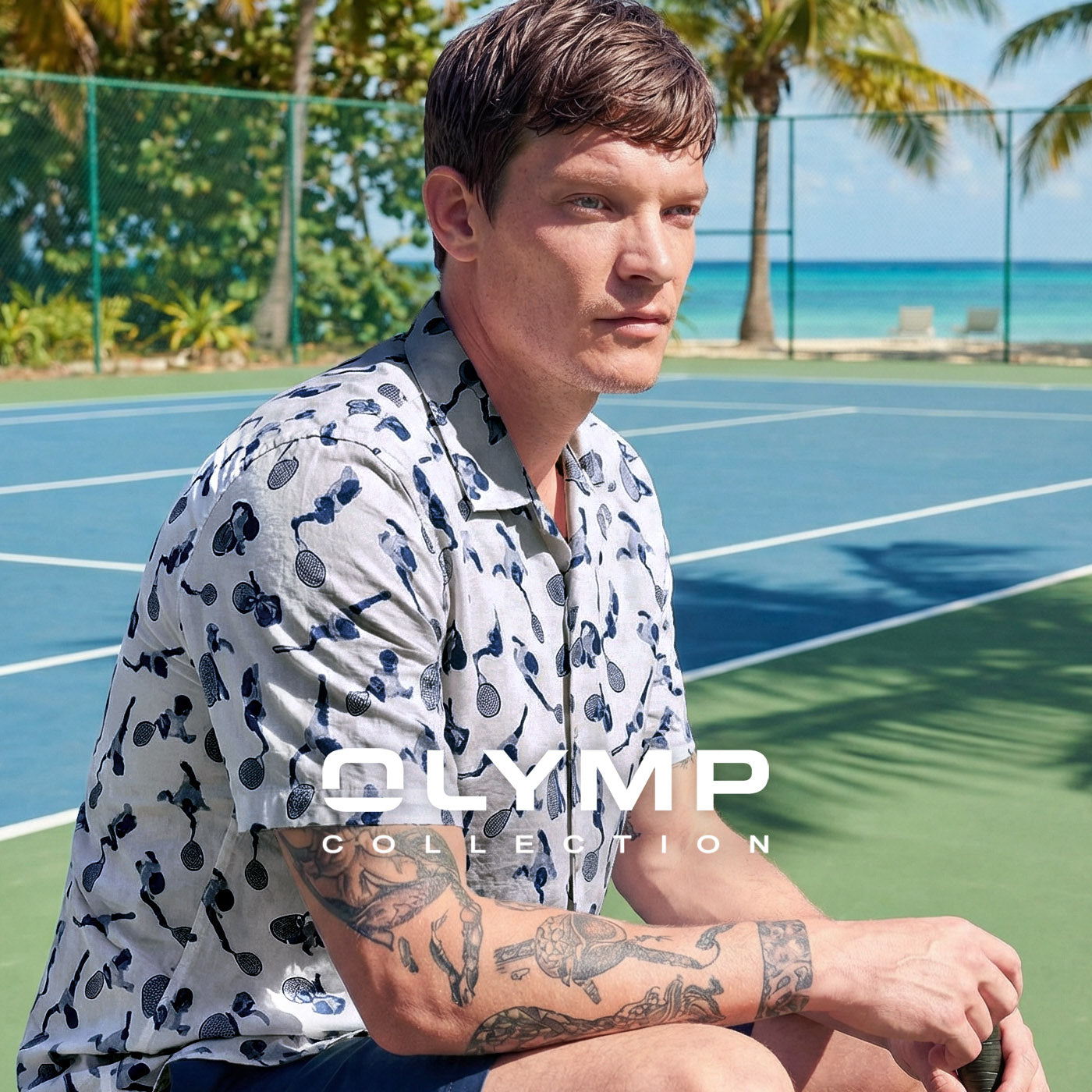 olymp-casual-tennis-pamut-len-feher-sotetkek-navy-tengereszkek-karcsusitott-blue-kubai-galleros-hawaii-rovid-ujju-ing-shirt-oltozkodes-modern-fit-fiatalos-nyárias-40761200-tenisz-mintas-sport-ütőjátékok-ruházat-menswear