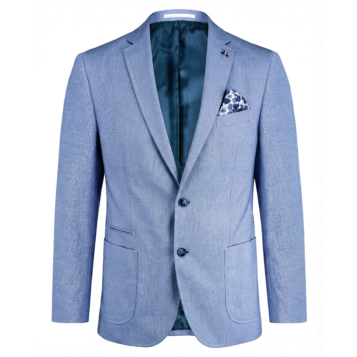 pierre-cardin-sportzako-pamut-ferfi-divat-menswear-blazer-summer-edition-karo-kockas-vilagos-kek-blue-ket-gombos-oltony-nyári-szellős-kivételes-különleges-prémium-minőségű-eredeti-esküvő-vőlegény