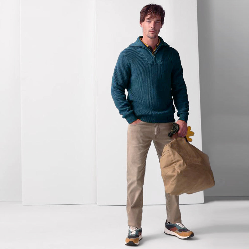 pierre_cardin_futureflex_luxor_Modern_Fit_türkizkek_karcsusitott_cipzaros_galleros_kotott_egyfalu_pamut_bolyhodas_allo_alaktarto_pamut_pulover_felso-c5-50162-5011-5311-öltözködés-ruházatkülönleges-divatos-knitted-makulátlan-megjelenés-tiszta-pamut-cotton