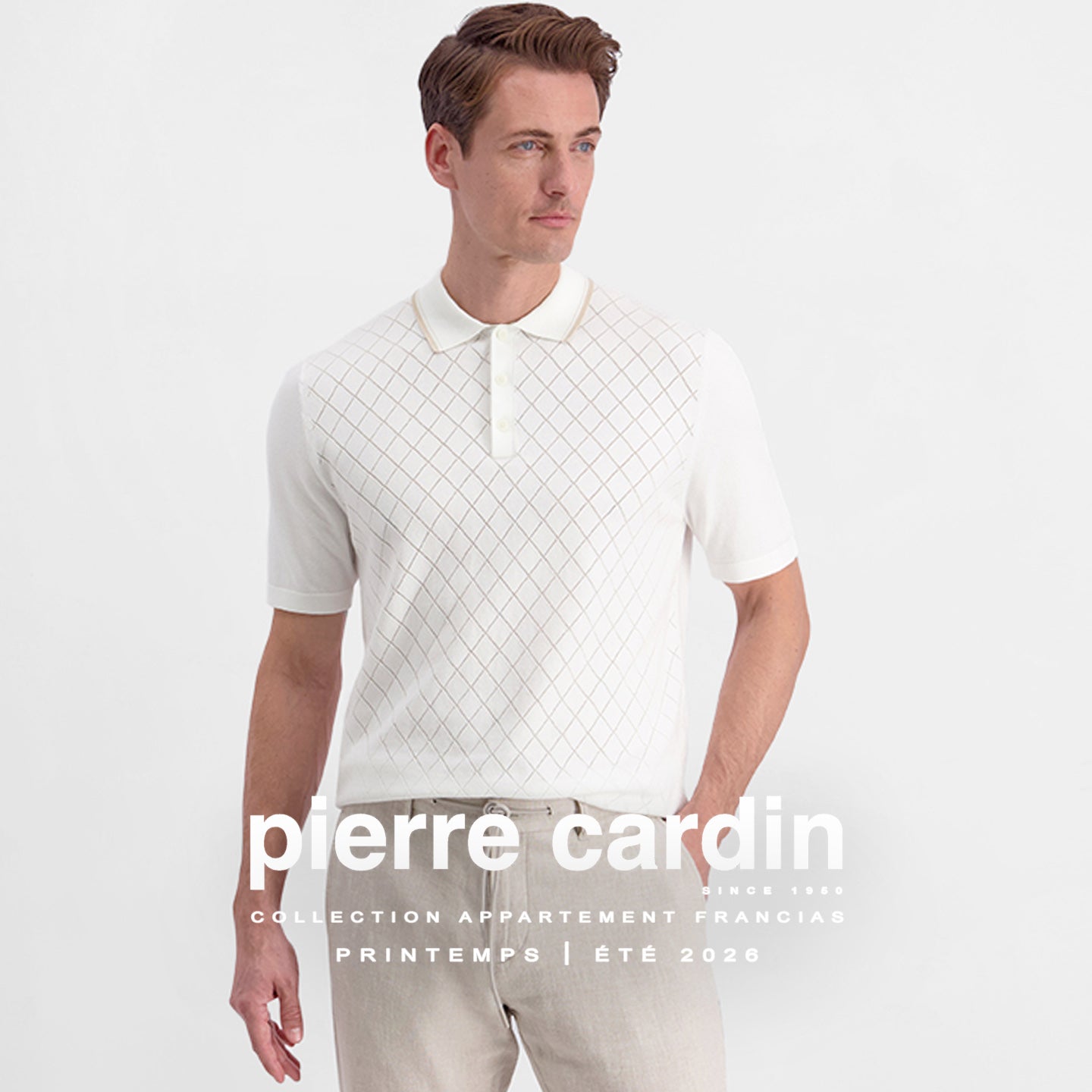 pierre-cardin_Casual_Modern_Fit_Kotott-linitted-hofeher-white-rombusz-mintas-galleros-gombos-karcsusitott-rovid-ujju-jersey-pamut-pique-Ing-polo-C5-52024.5150_1006-menswear-tshirt-snowwhite-checkered-luxus-prémium-minőség-elbűvölő-megjelenés