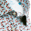 pierre-cardin-FutureFlex Slim Fit Piros Türkizkék Virágszirom Mintázatú Extra Karcsúsított Ing vasalásmentes vilagos-divat-ferfi-eredeti-ruhazat-kulonleges-pants-sportosan-elegáns-különleges-finom-tapintású-prémium-minőség